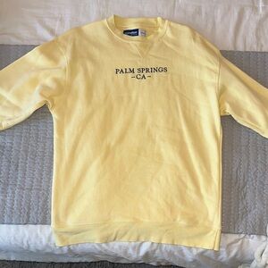 Palm Springs Yellow Sweater
